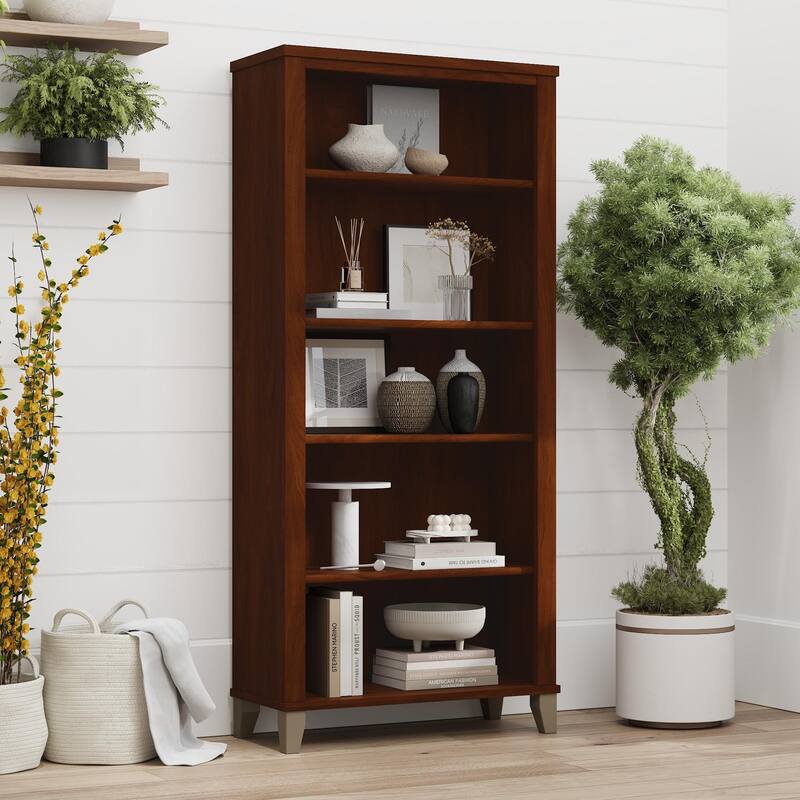 Bush Home Somerset Tall 5 Shelf Bookcase