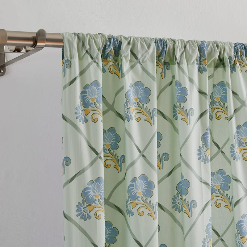 Brooklyn Loom Olivia Floral Window Curtain