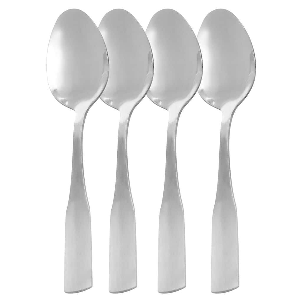 Gibson Home Classic Profile Tea Spoon 4 Piece Set - 6.25 x 1.40