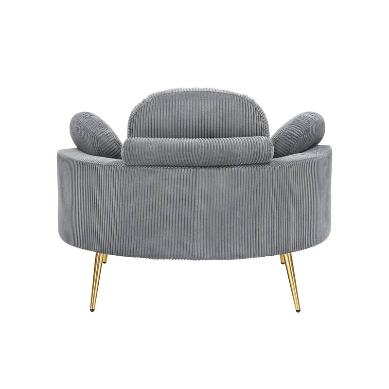 61 inches comfortable seat with small end table,for small apartment, bedroom, space balcony small sofa