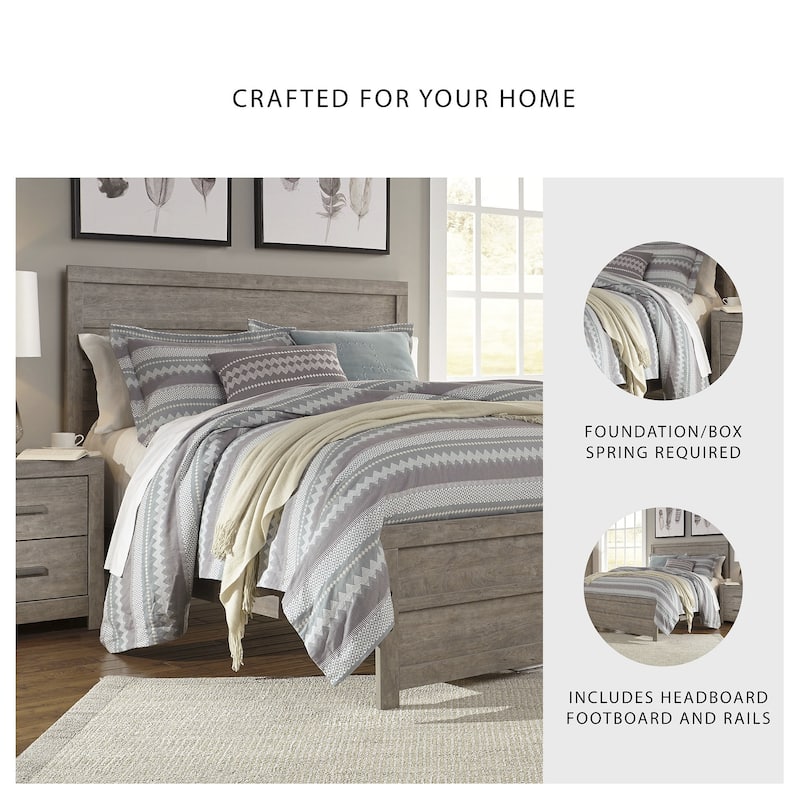 Signature Design by Ashley Culverbach Gray Panel Bed