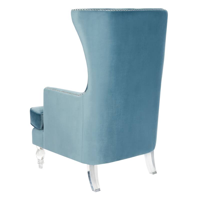 SAFAVIEH Couture Geode Modern Wingback Chair - 29.1" W x 32.3" D x 44.9" H