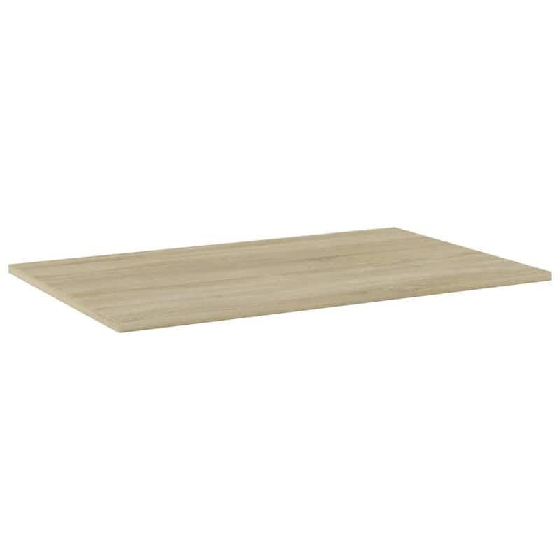 vidaXL Bookshelf Boards 4 pcs Sonoma Oak 31.5"x19.7"x0.6" Chipboard