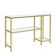 preview thumbnail 2 of 3, Cora Console Table with Shelves
