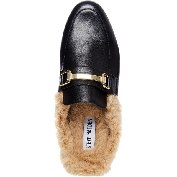 steve madden fur loafers