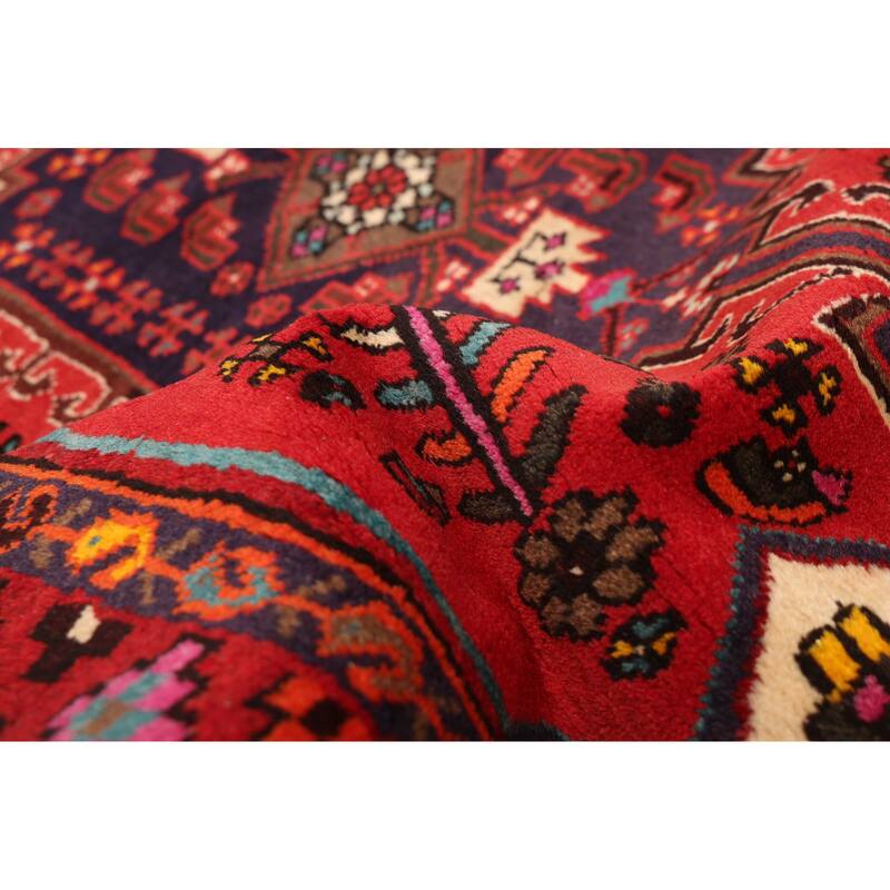 ECARPETGALLERY Hand-knotted Andelz Red Wool Rug - 3'2 x 4'7