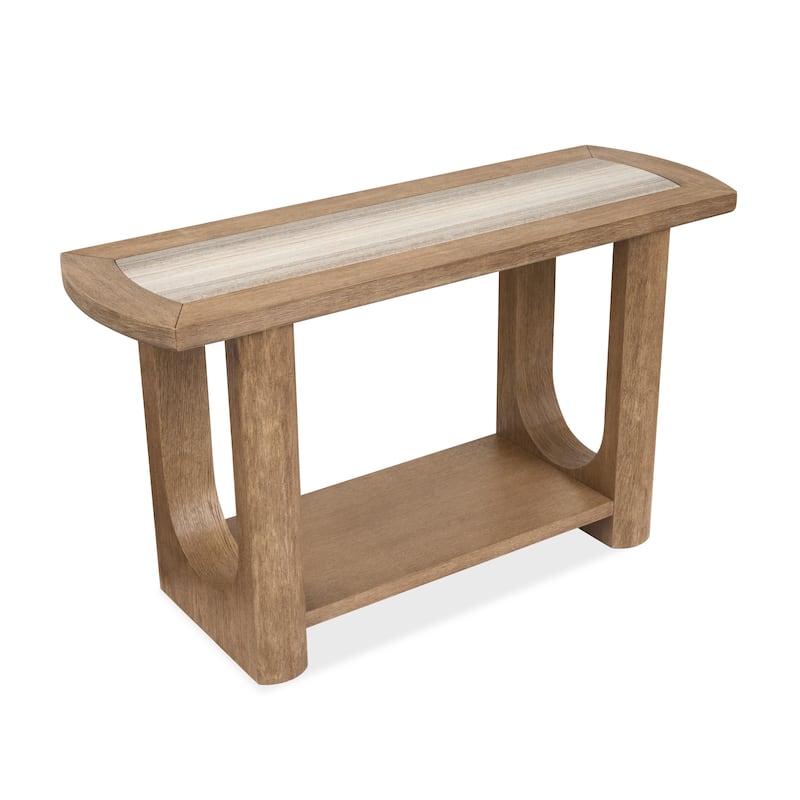 Magnussen Home Bradford Riverbed Beige Rectangular Sofa Table - 50''W x 17''D x 28''H