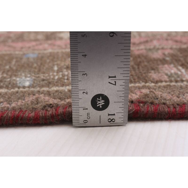 ECARPETGALLERY Hand-knotted Antalya Vintage Grey Wool Rug - 3'4 x 4'5