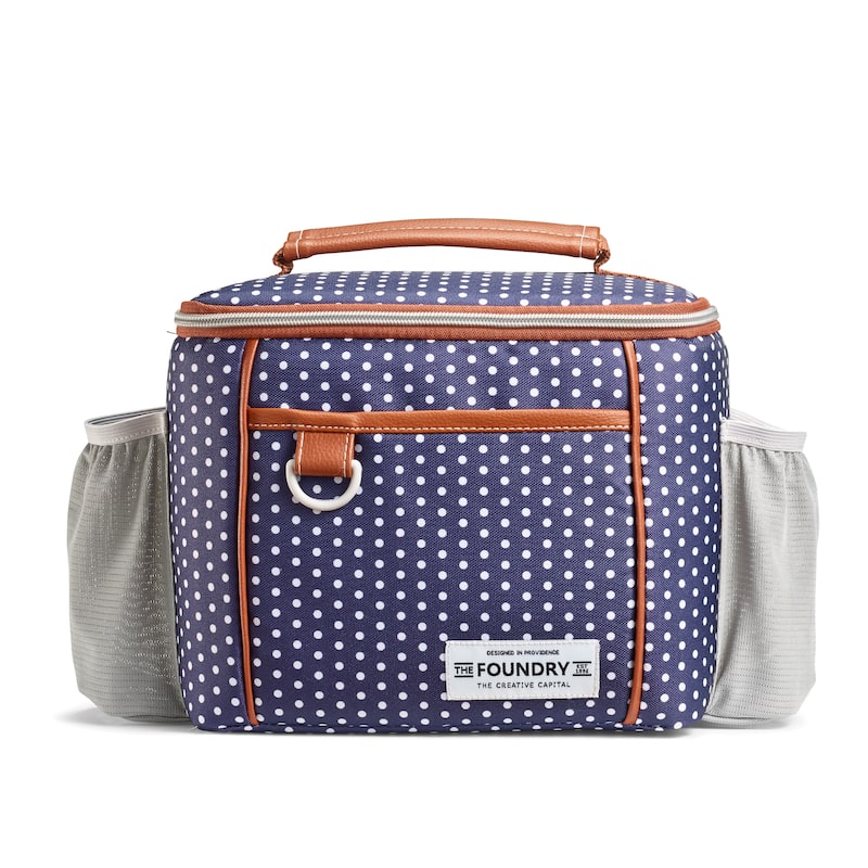 Fit & Fresh - Promenade Bag - Navy White Dot
