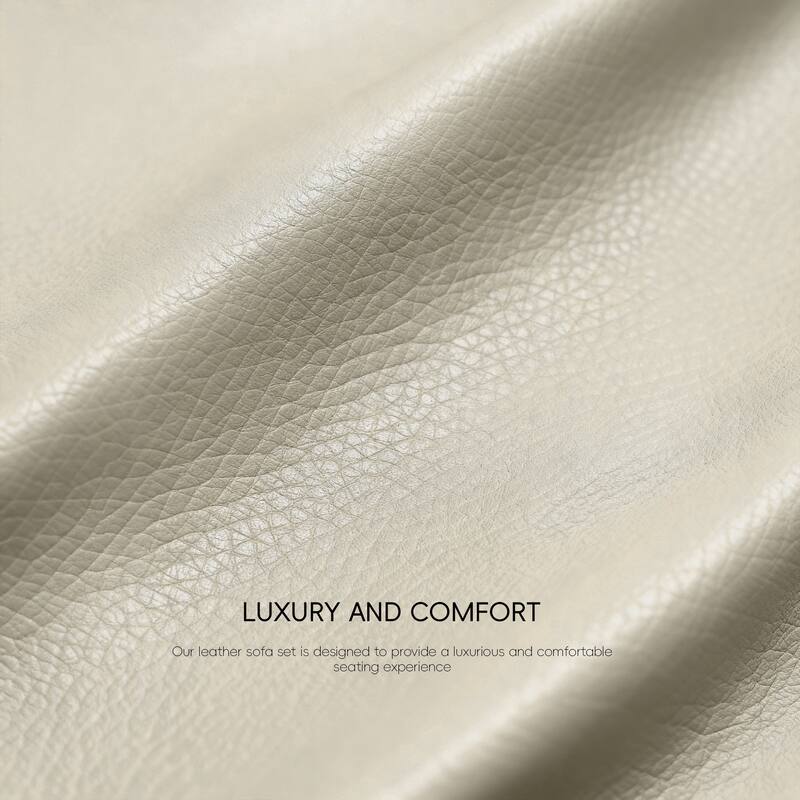 6PCS, 3 power Recliners, Leather Reclining Large Sectional with Power Headrest, Wireless Charging