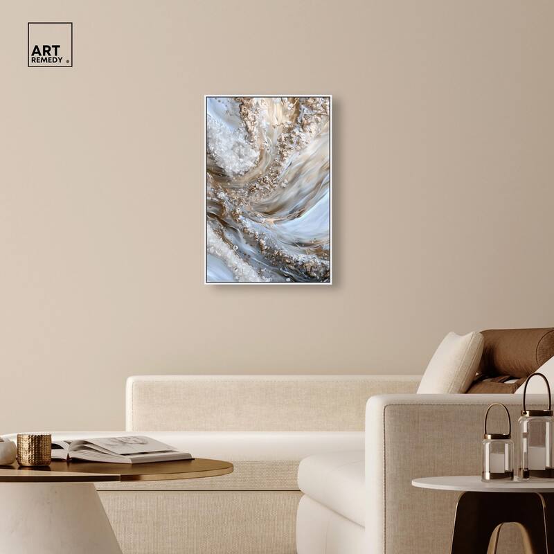 Effervescent Earth III Canvas by Art Remedy