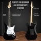 preview thumbnail 3 of 12, LyxPro 39 inch Beginner Electric Guitar & Electric Guitar Accessories