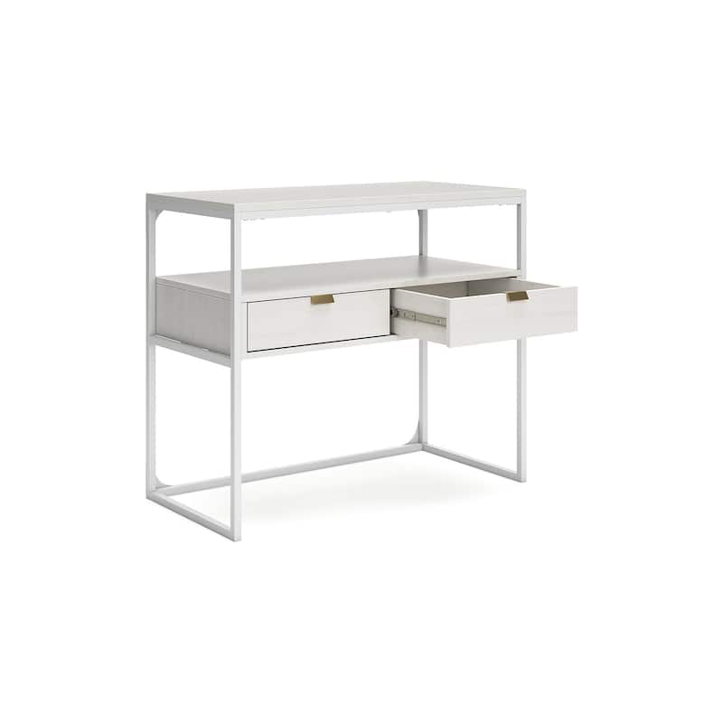 Signature Design by Ashley Deznee White Credenza - 36"W x 18"D x 31"H