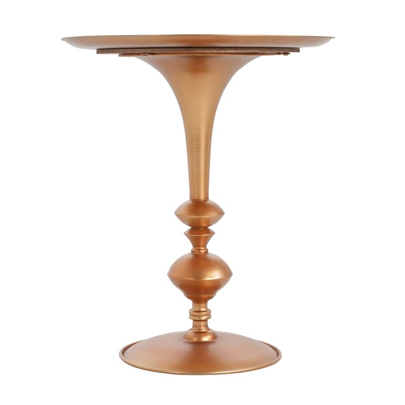Christopher Knight Home - Mandy Small Round Gold End Table