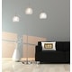 preview thumbnail 3 of 2, Zucca 3-Arch LED Floor Lamp with Dimmer, 83"H, Brushed Steel - 83