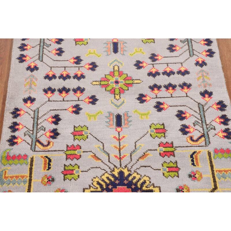 Ziegler Indian Foyer Rug Handmade Wool Carpet - 3'0"x 5'2"