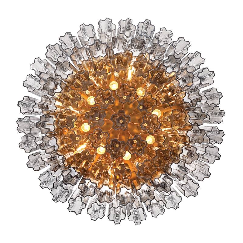 Crystorama Lighting Group ADD-331-SM Addis 16 Light 32" Wide Flush