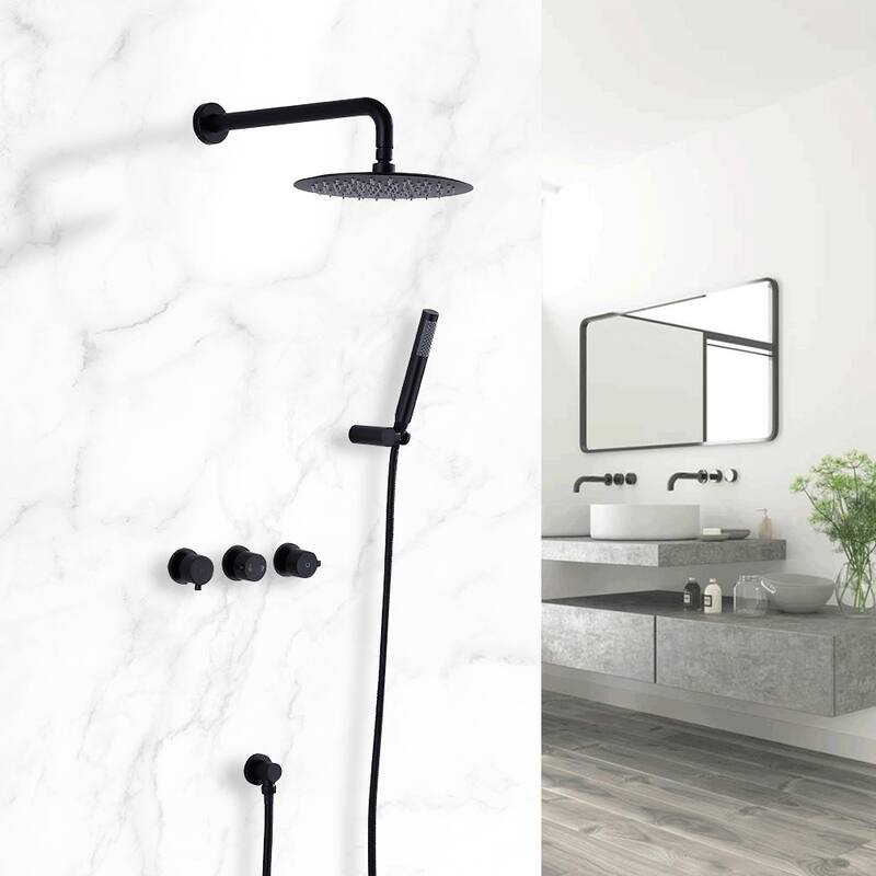 Complete Shower System with Roughin Valve Bed Bath & Beyond 34449363