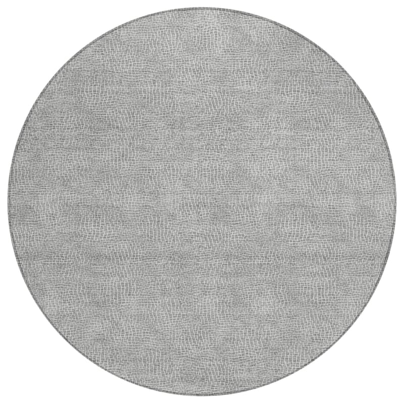 Machine Washable Indoor/ Outdoor Solid Modern Chantille Rug