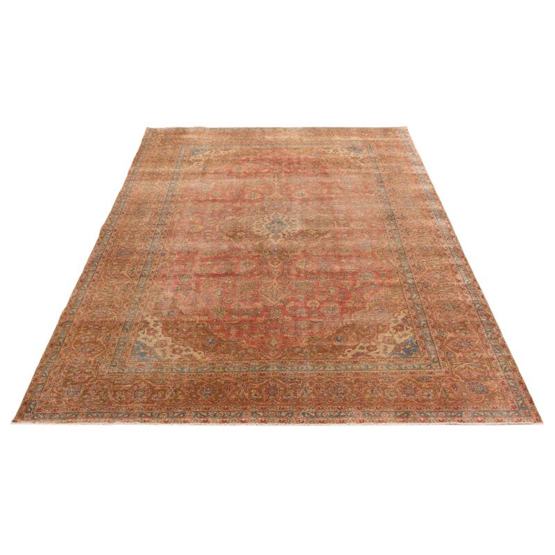 ECARPETGALLERY Hand-knotted Antalya Vintage Red Wool Rug - 7'11 x 11'10