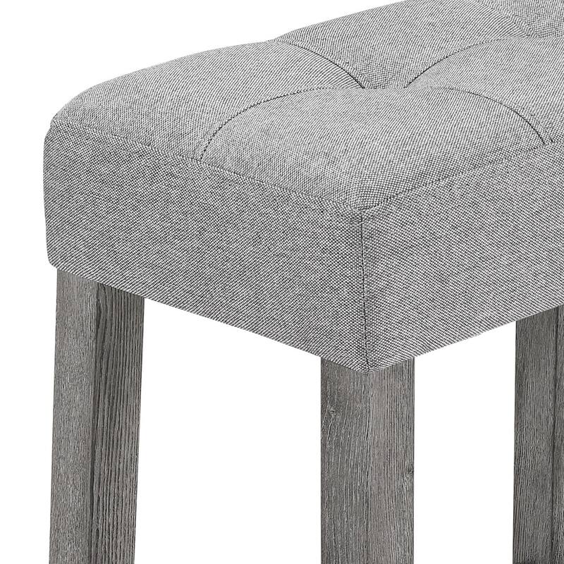 Durable 4-piece Wooden Bar Table and Chairs Set with Power Outlet