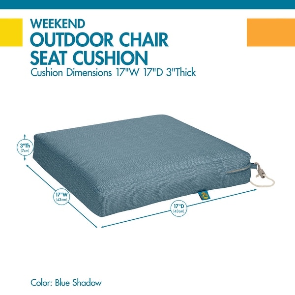 17 x 17 outdoor seat cushions top