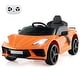 preview thumbnail 6 of 7, 12V Kids Ride On Car Chevrolet Corvette C8 Toy Car w/ Remote Control Orange