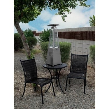 Shop Az Patio Heaters Hlds032 Gttss Portable Stainless Steel Glass