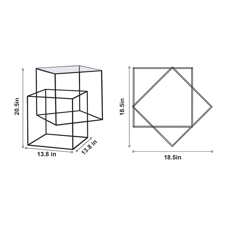 Illusion Nested Coffee Table