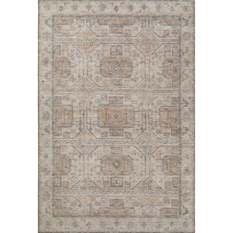 Premium Washable Super Soft Traditional Medallions Mayfield Rug