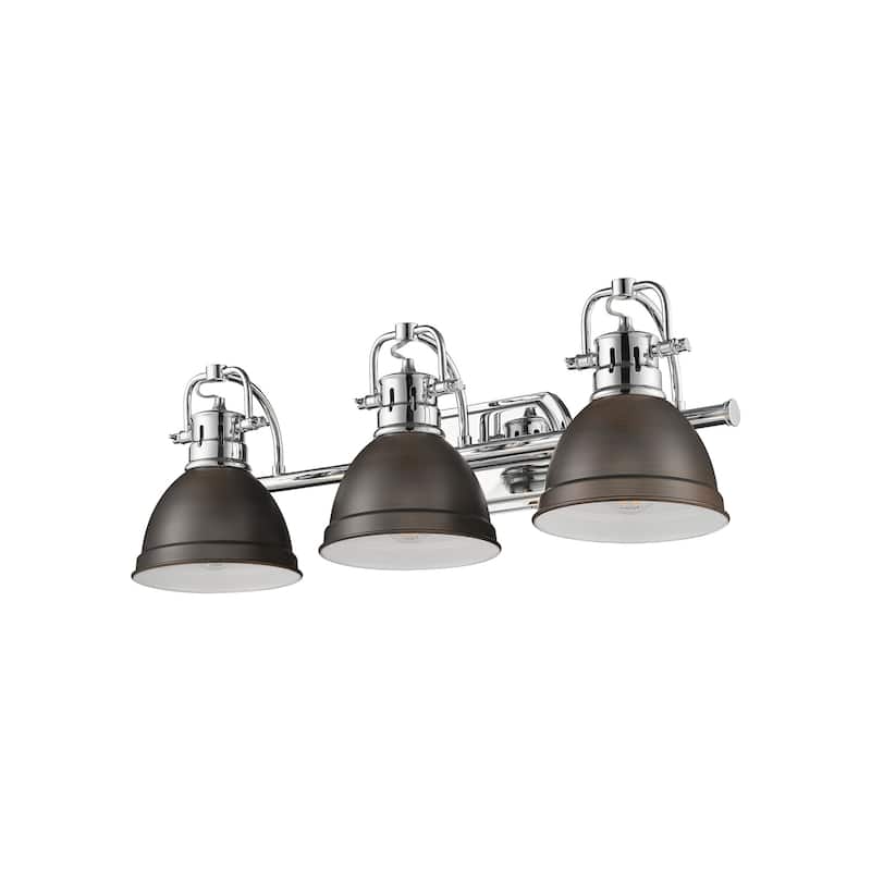 Golden Lighting Duncan 3 Light 25" Wide Bathroom Vanity Light