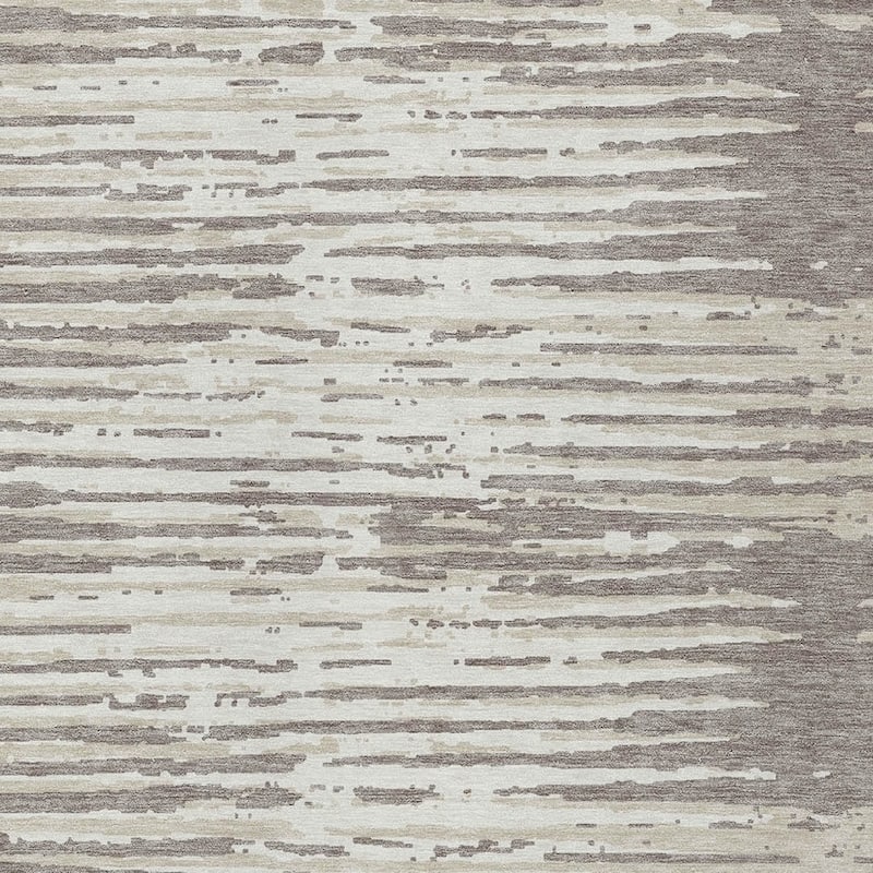 HomeRoots Striped Transitional Rectangle Outdoor Rug