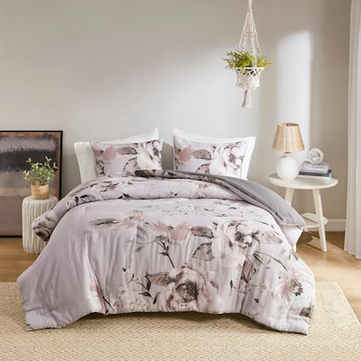 Madison Park Penelope 3 Piece Floral Printed Comforter Set