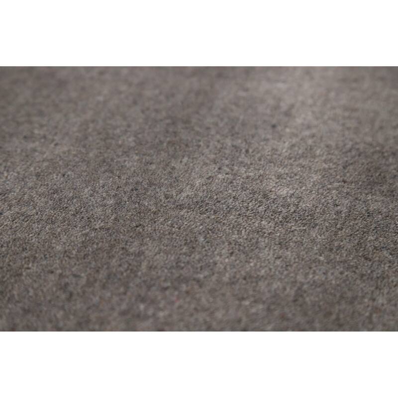 Gray Tribal Gabbeh Oriental Area Rug Hand-Knotted Wool Carpet - 8'3" x 9'10"