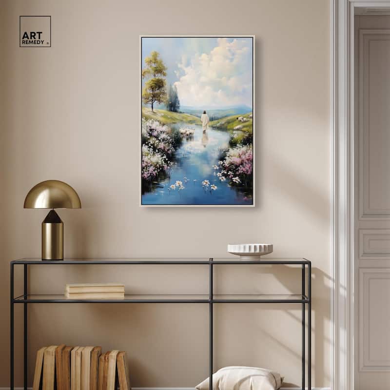 Caretaker's Calm Crossing I Canvas by Art Remedy