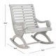 preview thumbnail 17 of 24, SAFAVIEH Outdoor Living Sonora Rocking Chair - 25"W x 36"D x 37"H