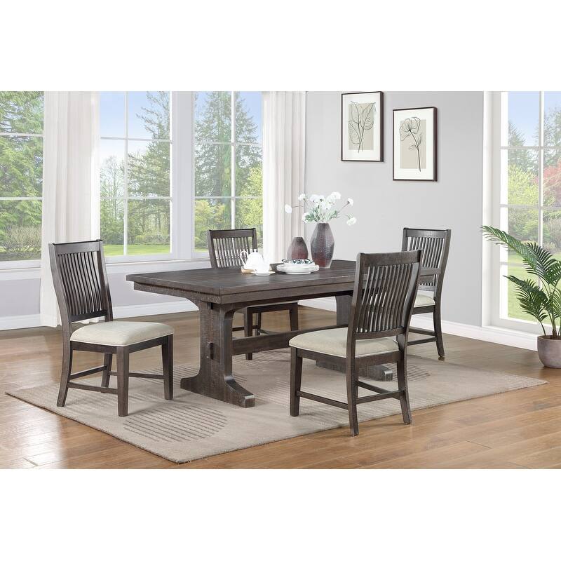 Best Quality Furniture Rustic Dining Sets - Small Table - 5pc CH Only