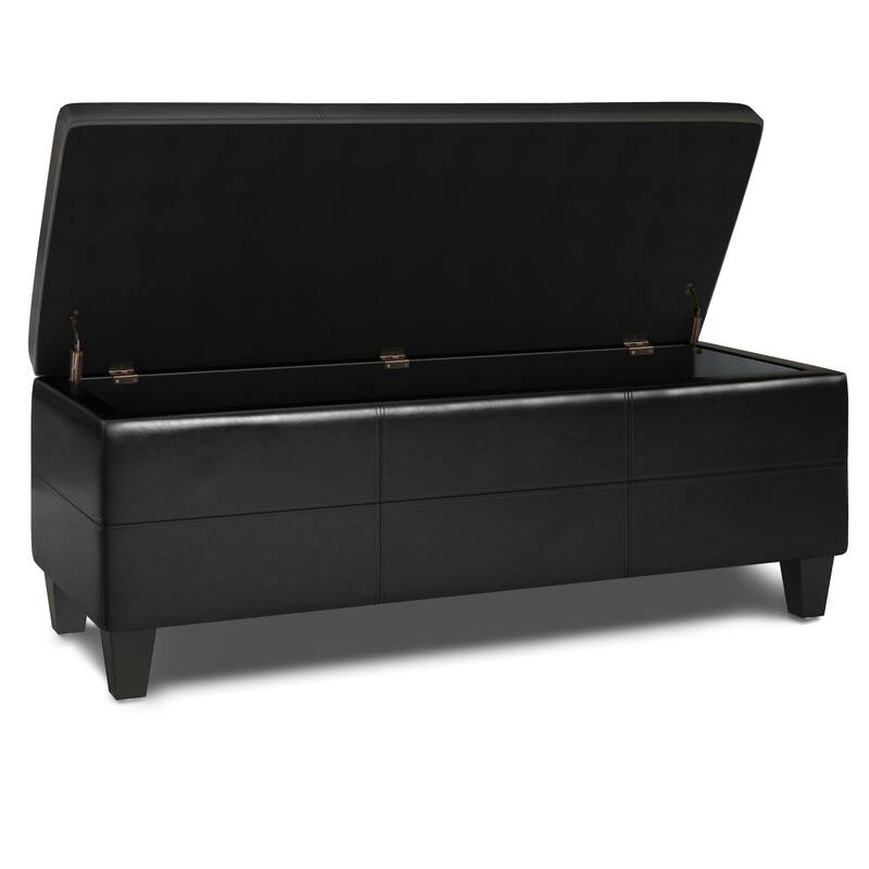 Modern Storage Ottoman Bench for Living Room