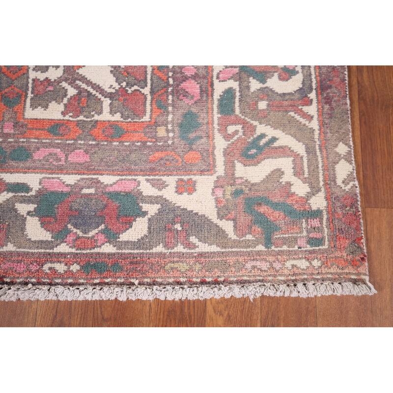 Garden Design Bakhtiari Persian Vintage Ug Hand-Knotted Wool Carpet - 5'2"x 9'6"
