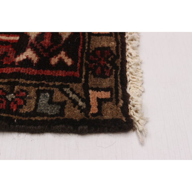 ECARPETGALLERY Hand-knotted Andelz Red Wool Rug - 4'1 x 9'5