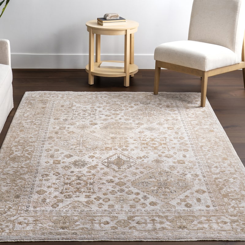 Nuloom Klyah Medallion Fringe Area Rug