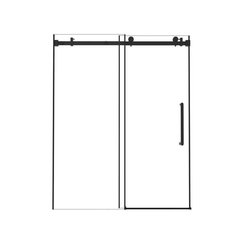 GDFStudio - Everett Frameless Single-Sliding Shower Door