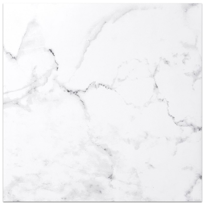 Art3d 12'' x 12'' Peel and Stick Vinyl Floor Tiles,Self Adhesive Flooring,30 Sq. Ft, Black & White Marble (15 Tiles per Color)