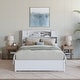 preview thumbnail 4 of 10, Hadley Platform Bed with Panel Footboard and Storage Drawers