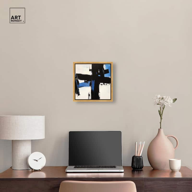 Blue Streak II Canvas by Art Remedy