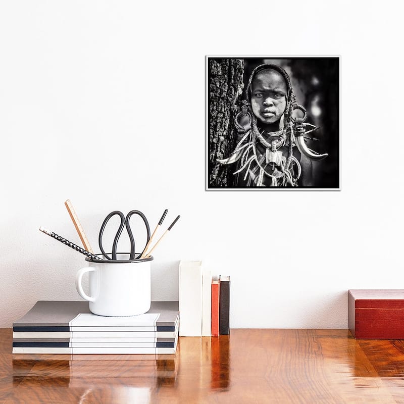 iCanvas "Enigma" by Piet Flour Framed Canvas Print