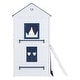 preview thumbnail 6 of 21, Twin Size Bunk Wood House Bed with Elegant Windows, Sills and Tent