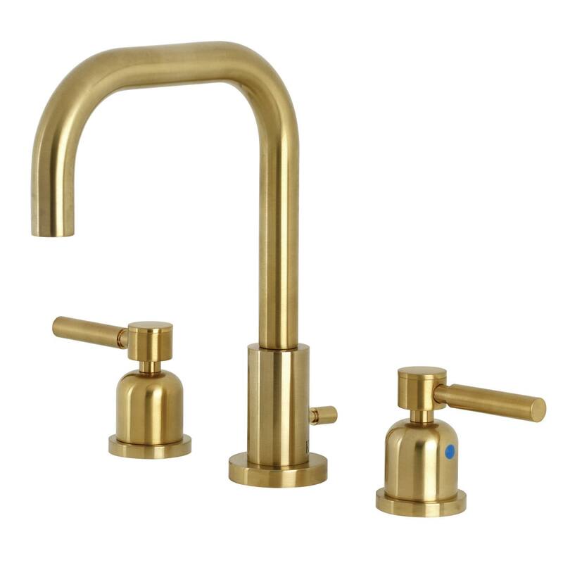 Kingston Brass Concord Widespread 1.2 GPM Bathroom Faucet with Brass - Brushed Brass