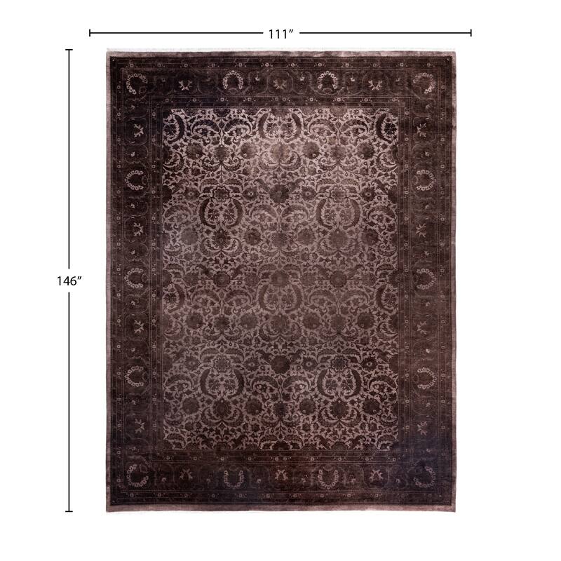 Overdyed One-of-a-Kind Hand-Knotted Area Rug - Beige - 9' 3" x 12' 2"