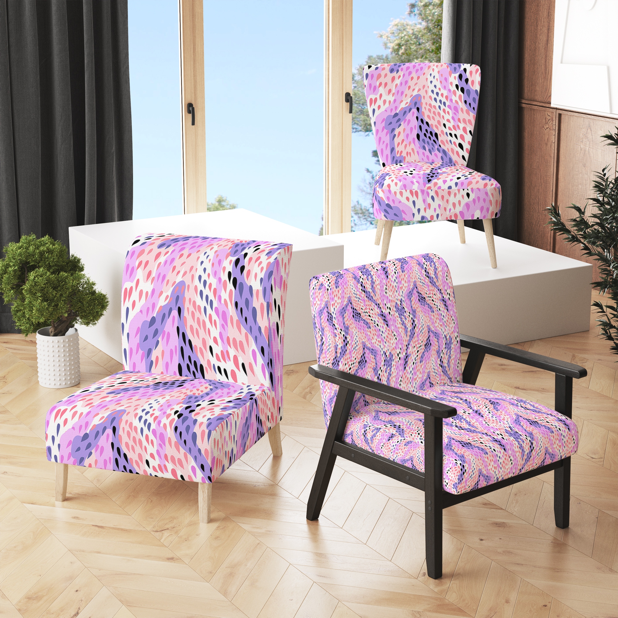 Snakeskin accent chair new arrivals